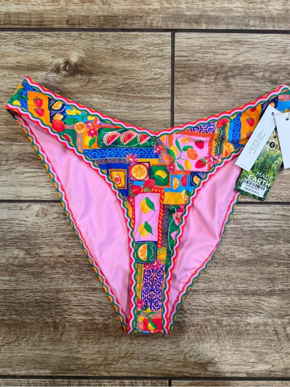 Bydee Panama bikini bottom in Frutta Size Large NEW WITH TAGS! - Picture 6 of 16
